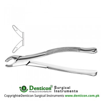 Cryer American Pattern Tooth Extracting Forcep Fig. 151A (For Lower Incisors, Canines, Premolars and Roots; Parallel Beaks) Stainless Steel, Standard